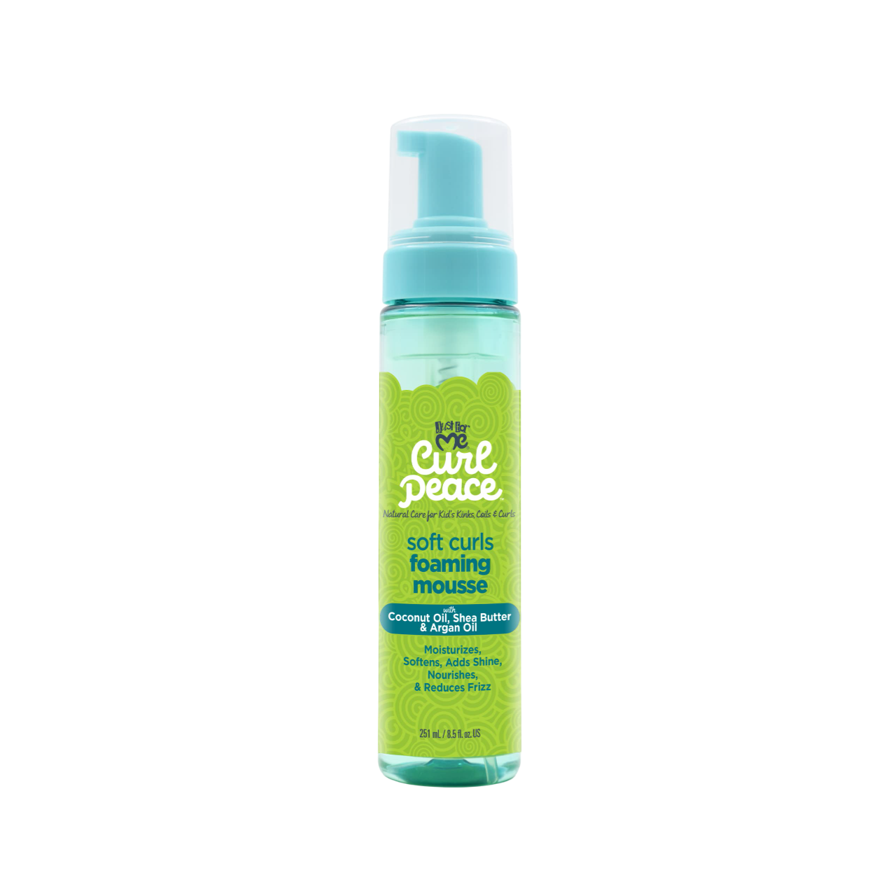 JFM Curl Peace Soft Curls Foaming Mousse 8.5oz.